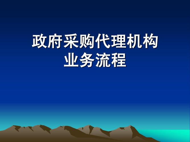 政府采购代理机构业务流程与服务解析